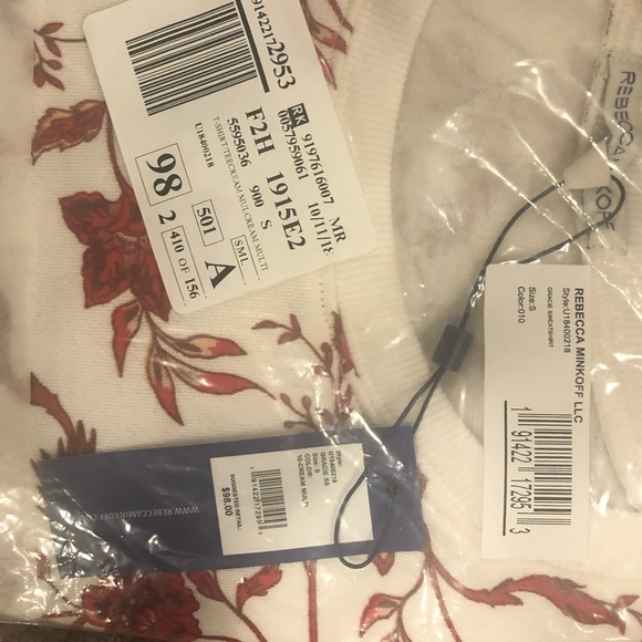 Rebecca Minkoff floral sweatshirt - Picture 2 of 2